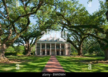 Louisiane, vacherie, la plantation d'Oak Alley, maison principale terminé 1841 Banque D'Images