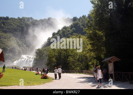 Cascate delle Marmore, Ombrie Banque D'Images