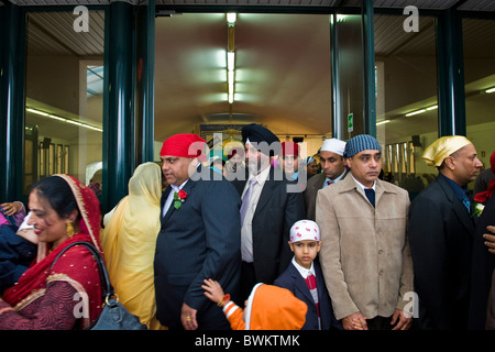 Mariage sikh, Novellara, Reggio Emila province Banque D'Images