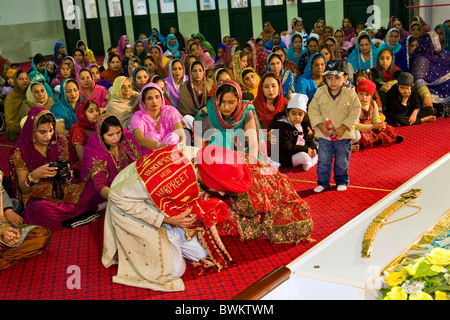 Mariage sikh, Novellara, Reggio Emila province Banque D'Images