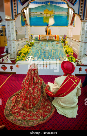 Mariage sikh, Novellara, Reggio Emila province Banque D'Images