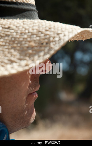 homme au chapeau Banque D'Images