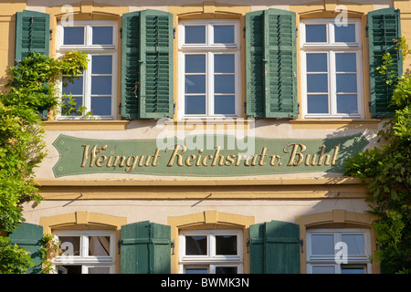 Vignoble Le REICHSRAT VON BUHL, DEIDESHEIM, ROUTE DES VINS, Palatinat, Rhénanie-Palatinat, Allemagne Banque D'Images