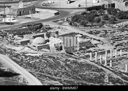 Herodium,le jardin, la Piscine Romaine,complexe désert de Judée en Israël Banque D'Images