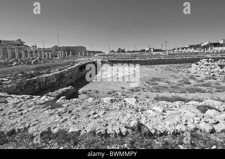 Herodium,le jardin, la Piscine Romaine,complexe Israël Banque D'Images