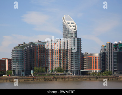 Tour de l'Ontario, New Providence Wharf, London Docklands Banque D'Images