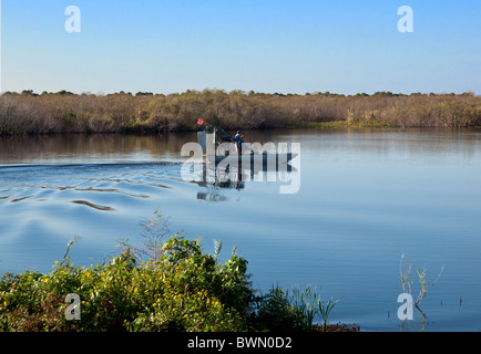 Holly Camp Camp de Pêche et des virées en bateau sur la partie supérieure de la rivière St-Jean au Comté de Brevard en Floride Banque D'Images