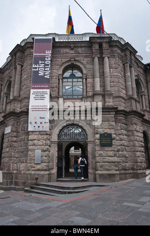 Centre culturel municipal, Centre historique, Quito, Équateur. Banque D'Images