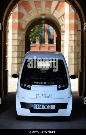 La flotte de l hydrogène 'micro' de la cabine des véhicules à l'Université de Birmingham Banque D'Images