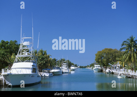 Port de Windley Key Islamorada Florida Keys Floride Etats-Unis Amérique États-Unis Amérique du Nord Voile harb Banque D'Images