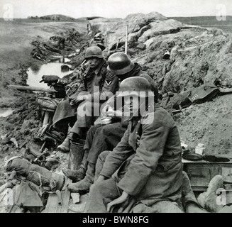 Les soldats allemands siège de Leningrad 1942 historique historique histoire Seconde Guerre mondiale La Seconde Guerre mondiale Saint Peters Banque D'Images