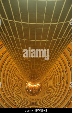 Chine Asie Schanghai Avril 2008 Grand Hyatt Hotel Atrium architecture highrise towerblock location : Chine Banque D'Images