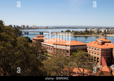 Ancien bâtiment de la brasserie sur la rivière Swan, Perth, Australie Banque D'Images