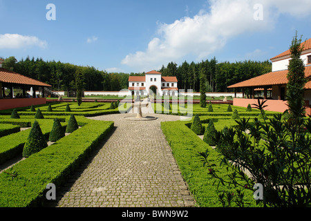 Europe Allemagne Sarre Perl-Borg Villa Romaine Borg bâtiment architecture bâtiments open air museum personnes vi Banque D'Images