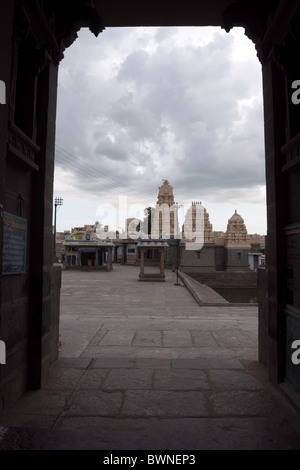 Katchabeswarar Kachabeswarar Temple Sri ; ; ; ; shiva hindu saivite ; 13e siècle ; temple Chola ; à Kancheepuram ;Kanchipuram, Banque D'Images