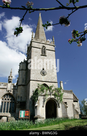 Dans l'église St Cyriacs, Lacock, Wiltshire, Angleterre Banque D'Images