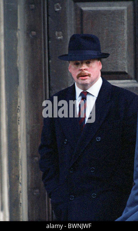 Vétéran de la guerre des Malouines gravement brûlé SIMON WESTON ASSISTER À UN SERVICE COMMÉMORATIF DES MALOUINES À LA CATHÉDRALE ST PAUL, à Londres. Banque D'Images