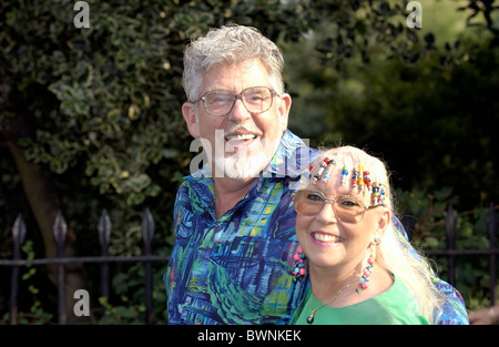 Rolf Harris et épouse Alwen Banque D'Images