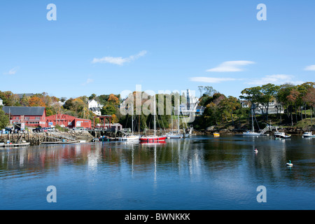 Rockport, Maine est un village portuaire sur la côte Est de la Nouvelle Angleterre, USA Banque D'Images