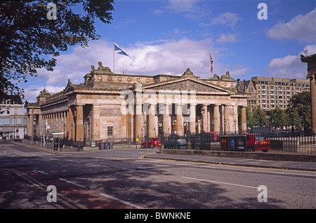 La Royal Scottish Academy, la butte, Édimbourg, Écosse, Royaume-Uni conçu par William Henry Playfair et ouvert en 1826 Banque D'Images