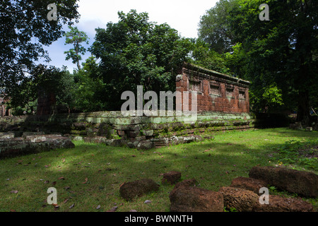 Avis de Prasat Suor Prat à Angkor Thom. La province de Siem Reap. Le Cambodge. Asie Banque D'Images