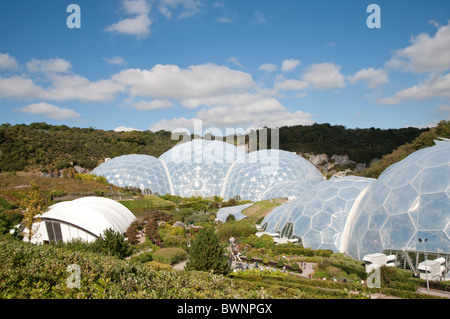 Eden Project biomes, Cornwall, UK Banque D'Images