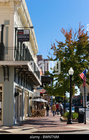 Palafox Street dans le centre-ville historique de Pensacola, la Côte du Golfe, Florida, USA Banque D'Images