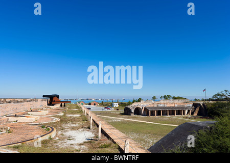 Fort Pickens, Gulf Islands National Seashore, Pensacola Beach, Santa Rosa Island, la Côte du Golfe, Florida, USA Banque D'Images