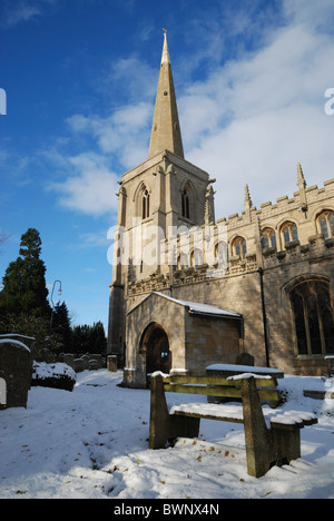 L'église St Martin, Ancaster, Lincolnshire, Angleterre. Banque D'Images