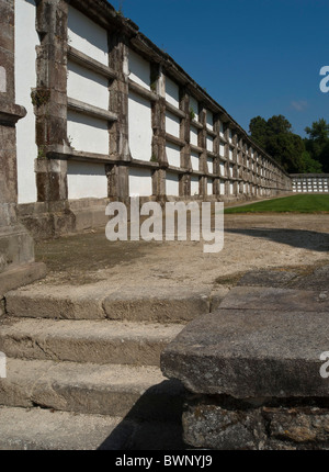 Le cimetière de Bonaval park dans la ville de Santiago Banque D'Images