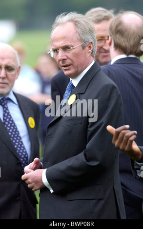 Coupe du Monde Angleterre Manager de l'équipe de Sven-Goran Eriksson (Suède) au Centre National des Sports de Bisham Abbey. Banque D'Images