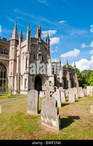 Saint Pierre et Saint Paul Church, Northleach, Gloucestershire, Cotswolds, Royaume-Uni Banque D'Images