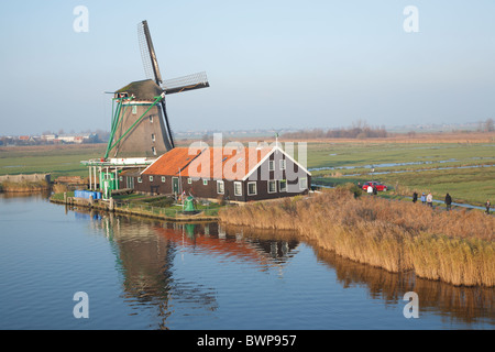 Museum village historique d'Zaance Schans, Pays-Bas, Holland Banque D'Images