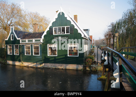 Museum village historique d'Zaance Schans, Pays-Bas, Holland Banque D'Images