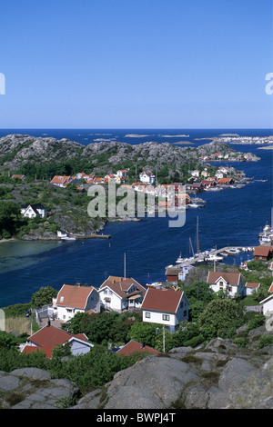 Suède Europe Ronnang island île Europe Tjorn Bohuslan Mer du Nord mer du sud de la Suède Scandinavie voyage Banque D'Images