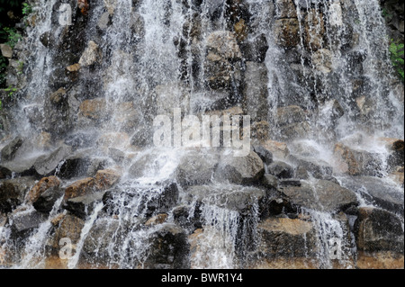 Fontaine dans Iveagh Gardens, Dublin, Irlande Banque D'Images