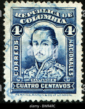 Francisco de Paula Santander - 4e président de la République de la Nouvelle Grenade Banque D'Images