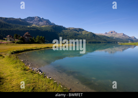 Suisse Europe canton Grisons Grisons Grisons Silvaplana alpine d'été Engad montagne montagnes des Alpes Banque D'Images