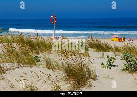 Costa Nova Beach. Aveiro, Portugal, région Beiras Banque D'Images