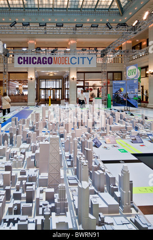 Chicago Model City, Illinois Banque D'Images