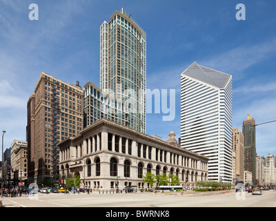 Centre culturel de Chicago, Illinois Banque D'Images