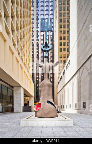 Joan Miró Chicago, Illinois Banque D'Images