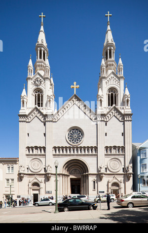 Les Saints Pierre et Paul, Église Saint Francisco, CA Banque D'Images