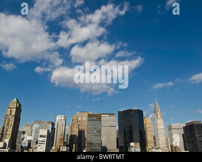 Skyline de Manhattan, NYC Banque D'Images