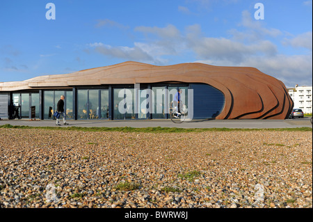 Le East Beach Cafe sur front de Littlehampton West Sussex UK Banque D'Images