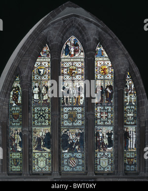 La cathédrale de Chester Chapter House window Banque D'Images