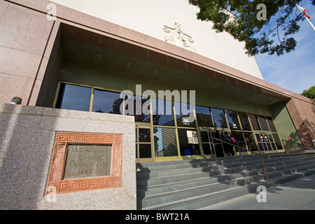 Stanley Mosk County Courthouse qui a traité ces procès célèbre le meurtre de Charles Manson le O. J. Simpson affaire de meurtre Banque D'Images