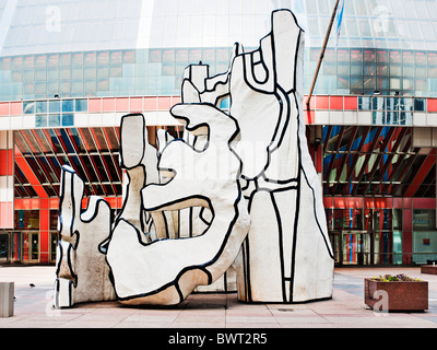 Bête Permanent Monument, Jean Dubuffet, Chicago, Illinois Banque D'Images