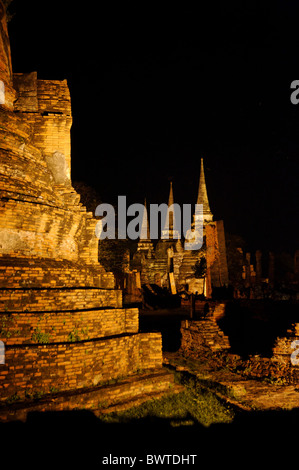 Wat Phra Sri Sanphet - Ayutthaya Banque D'Images