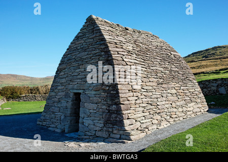 L'Oratoire Gallarus, péninsule de Dingle, comté de Kerry, Munster, Irlande. Banque D'Images